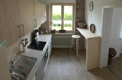 Küche/Küchenzeile in der Unterkunft Ferienhaus Ursula