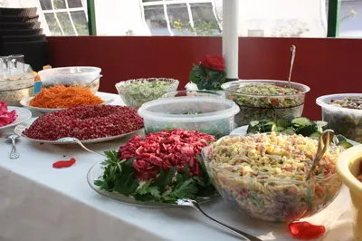 Essen in der Pension oder in der Nähe