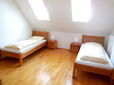 Ein Bett oder Betten in einem Zimmer der Unterkunft Gersthof