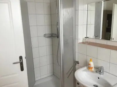 Ein Badezimmer in der Unterkunft Gersthof