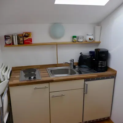 Küche/Küchenzeile in der Unterkunft Apartment Kobellstrasse