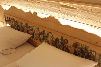 Ein Bett oder Betten in einem Zimmer der Unterkunft Pension Gerstenbrand