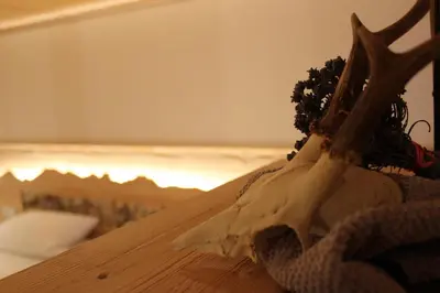 Ein Bett oder Betten in einem Zimmer der Unterkunft Pension Gerstenbrand