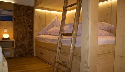 Ein Bett oder Betten in einem Zimmer der Unterkunft Pension Gerstenbrand