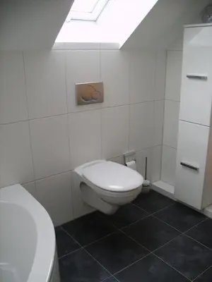 Ein Badezimmer in der Unterkunft Wiflinger Graben Einfamilienhaus