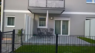 Das Gebäude in dem sich das Aparthotel befindet