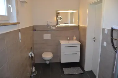 Ein Badezimmer in der Unterkunft Aparthotel Sebastian