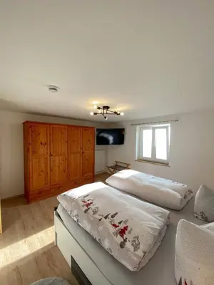 Ein Bett oder Betten in einem Zimmer der Unterkunft The Old Farmhouse