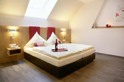 Ein Bett oder Betten in einem Zimmer der Unterkunft Wasmayr Hof