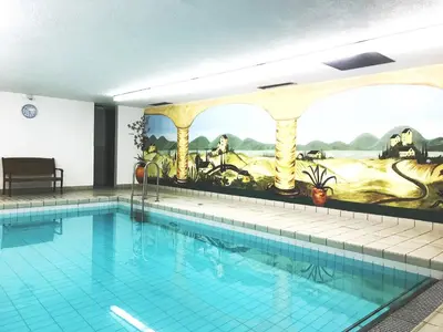 Der Swimmingpool an oder in der Nähe von Ferienwohnung am Walchensee