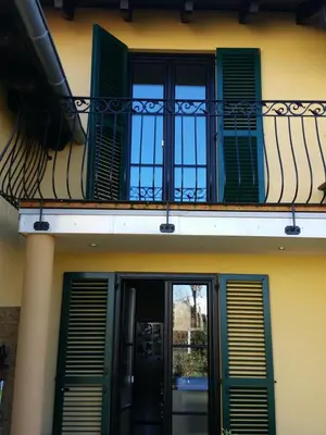 Ein Balkon oder eine Terrasse in der Unterkunft Ferienwohnung Emmert Landshut