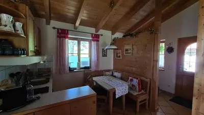 Küche/Küchenzeile in der Unterkunft Ferienwohnung Elisabeth
