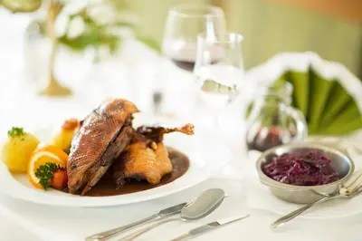 Essen im Hotel oder in der Nähe