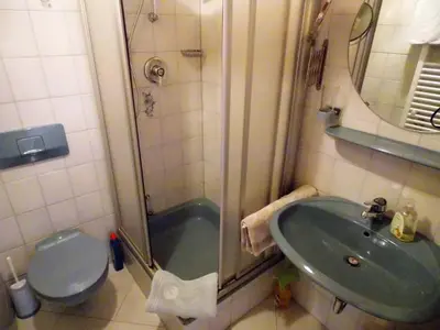 Ein Badezimmer in der Unterkunft Gästehaus Simon