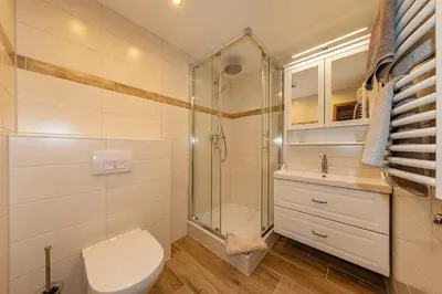 Ein Badezimmer in der Unterkunft Gästehaus Simon