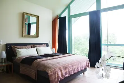 Ein Bett oder Betten in einem Zimmer der Unterkunft Immas Welt