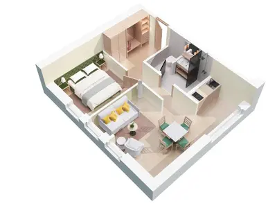 Grundriss der Unterkunft OneBavariaHomes