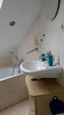 Ein Badezimmer in der Unterkunft Ferienwohnung Krallert