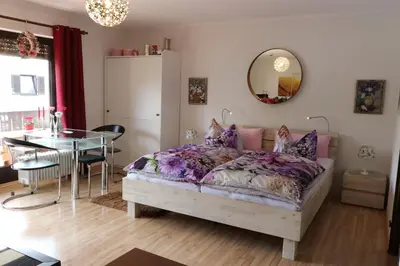 Ein Bett oder Betten in einem Zimmer der Unterkunft Apartment Anastasia