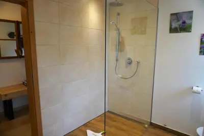 Ein Badezimmer in der Unterkunft Ferienwohnung Lorenz