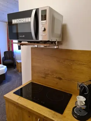 Küche/Küchenzeile in der Unterkunft ROOM'Z zimmeraufzeit