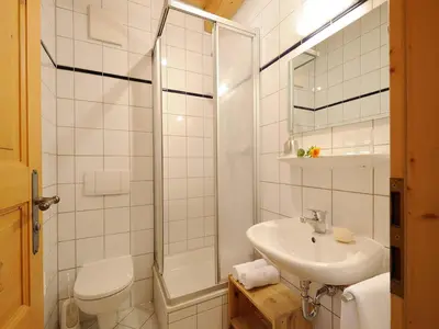 Ein Badezimmer in der Unterkunft Köllhof