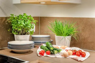 Essen in der Ferienwohnung oder in der Nähe