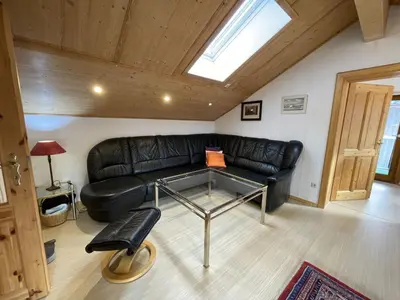 Ein Sitzbereich in der Unterkunft Apartment Eberhorn by Interhome