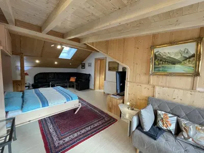 Ein Sitzbereich in der Unterkunft Apartment Eberhorn by Interhome