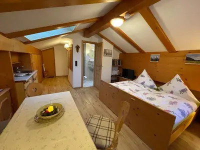 Ein Bett oder Betten in einem Zimmer der Unterkunft Apartment Fricken by Interhome