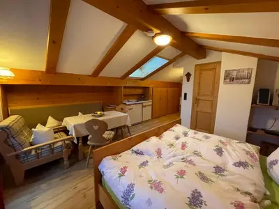 Ein Bett oder Betten in einem Zimmer der Unterkunft Apartment Fricken by Interhome