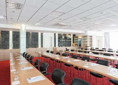 Der Geschäftsbereich oder Konferenzraum in der Unterkunft City Hotel Isar-Residenz