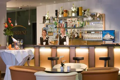 Getränke in der Unterkunft City Hotel Isar-Residenz