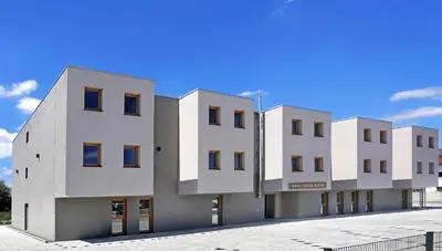 Das Gebäude in dem sich das Hotel befindet