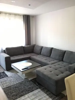 Ein Sitzbereich in der Unterkunft Augsburger Apartment
