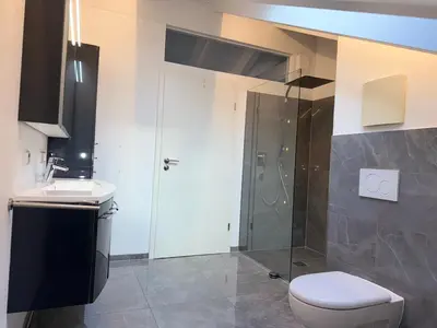 Ein Badezimmer in der Unterkunft Ferienwohnung Siglreitmaier
