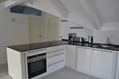 Küche/Küchenzeile in der Unterkunft Ferienwohnung Siglreitmaier