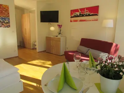 TV/Unterhaltungsangebot in der Unterkunft AMENITY-Garden-Apartments