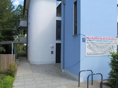Das Gebäude in dem sich die Ferienwohnung befindet