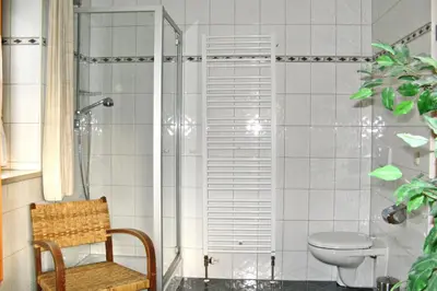 Ein Badezimmer in der Unterkunft Ferienwohnungen Wanderparadies