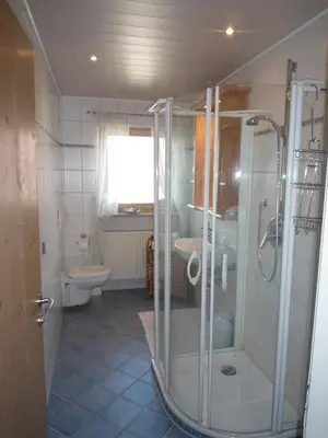 Ein Badezimmer in der Unterkunft Landhaus Lotte