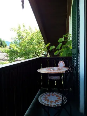 Ein Balkon oder eine Terrasse in der Unterkunft Haus Huber