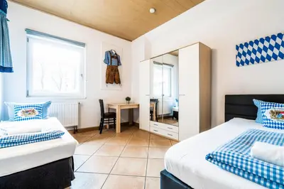 Ein Bett oder Betten in einem Zimmer der Unterkunft Casa BARvaria