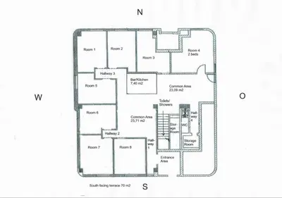 Grundriss der Unterkunft Casa BARvaria