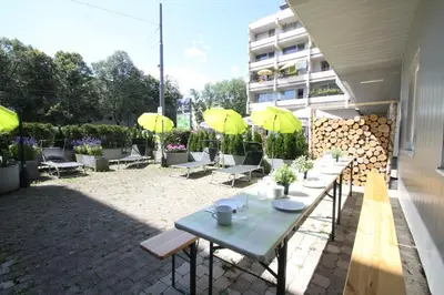 Ein Garten an der Unterkunft Casa BARvaria