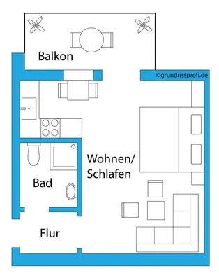 Grundriss der Unterkunft Mit einem Traumblick App 37