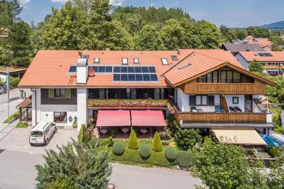 Das Gebäude in dem sich das Hotel befindet