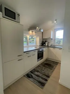 Küche/Küchenzeile in der Unterkunft Ferienwohnung Hoherting