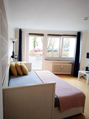 Ein Bett oder Betten in einem Zimmer der Unterkunft Apartment am Bach