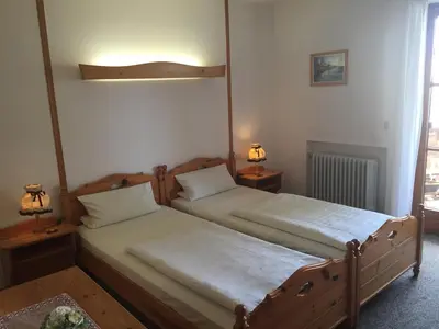 Ein Bett oder Betten in einem Zimmer der Unterkunft Gästehaus Eder